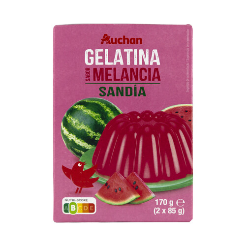 Alcampo PRODUCTO ALCAMPO Gelatina en polvo con sabor a sandia 170 g