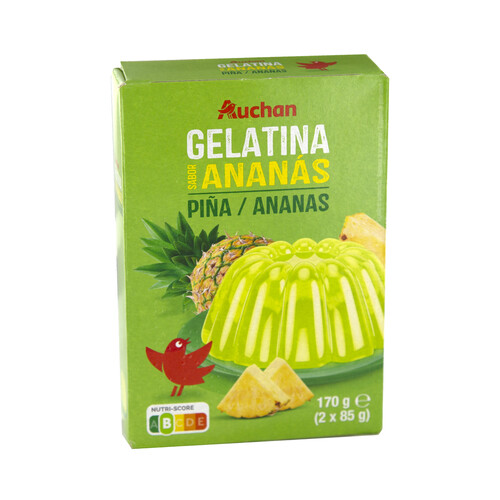Alcampo PRODUCTO ALCAMPO Gelatina sabor a piña 2 x 85 g