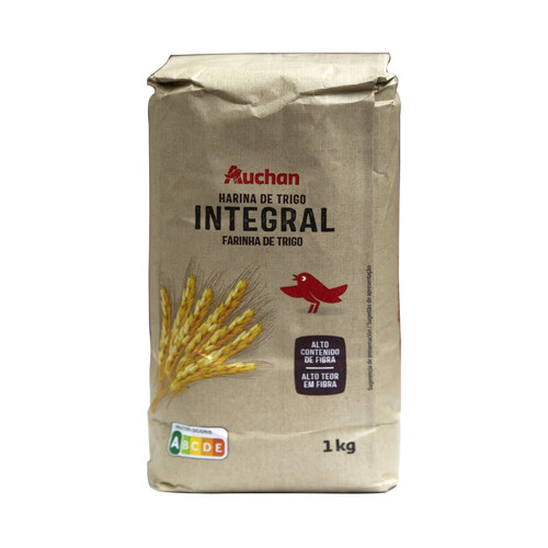 Alcampo PRODUCTO ALCAMPO Harina de trigo integral 1 kg