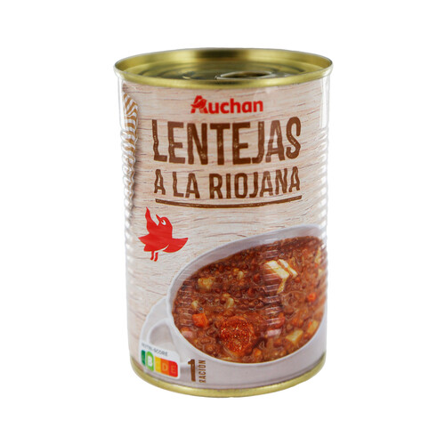 Alcampo PRODUCTO ALCAMPO Lentejas a la riojana lata de 430 g