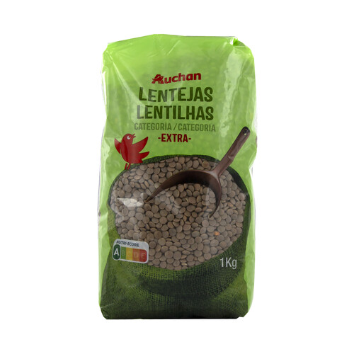 Alcampo PRODUCTO ALCAMPO Lentejas Parda de categoria extra 1 kg