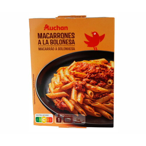 Alcampo PRODUCTO ALCAMPO Macarrones a la boloñesa PRODUCTO ALCAMPO 325 g