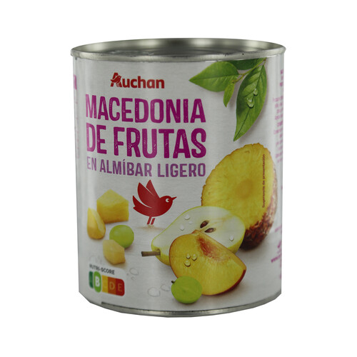 Alcampo PRODUCTO ALCAMPO Macedonia de frutas tropicales en almibar ligero 500 g