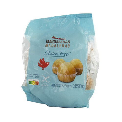 Alcampo PRODUCTO ALCAMPO magdalenas sin gluten PRODUCTO ALCAMPO 10 uds. 350 g