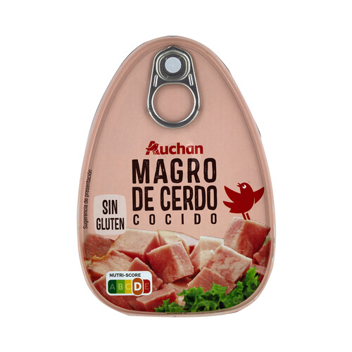 Alcampo PRODUCTO ALCAMPO Magro de cerdo cocido elaborado sin gluten lata 220 g