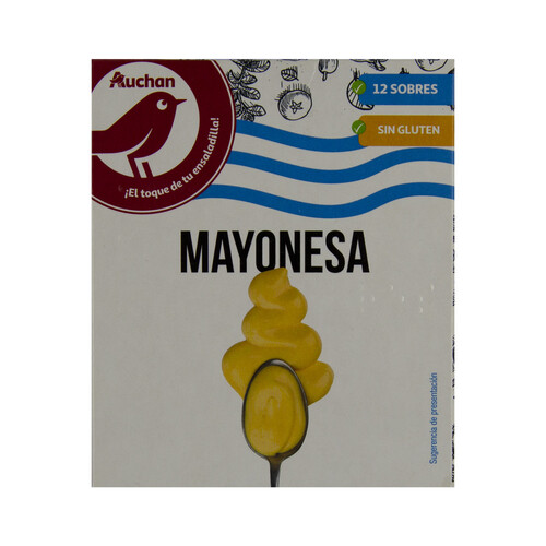Alcampo PRODUCTO ALCAMPO Mayonesa en monodosis bolsa de 12 uds x 12 g