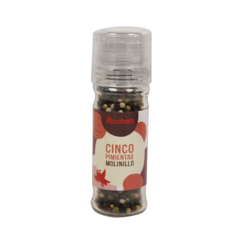 Alcampo PRODUCTO ALCAMPO Mezcla de 5 pimientas molinillo PRODUCTO ALCAMPO 41 g
