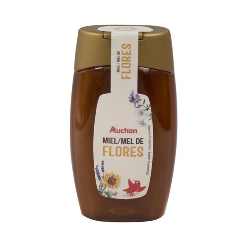 Alcampo PRODUCTO ALCAMPO Miel de flores con dosificador anti goteo 500 g
