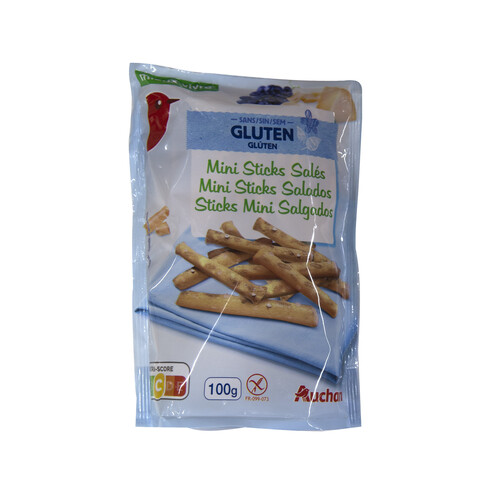 Alcampo PRODUCTO ALCAMPO Mini sticks salados sin gluten 100 g