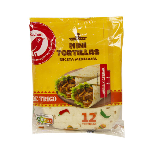 Alcampo PRODUCTO ALCAMPO Mini tortillas de trigo PRODUCTO ALCAMPO 12 uds. 300 g