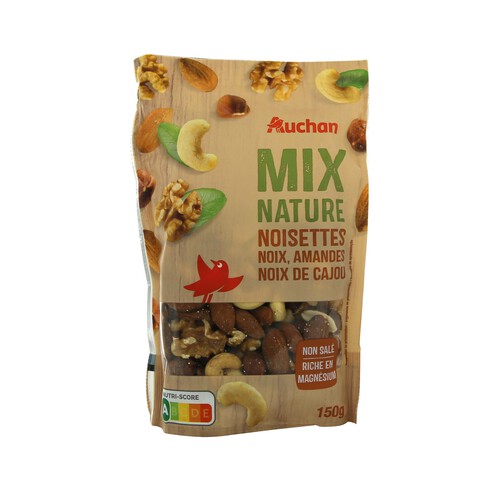 Alcampo PRODUCTO ALCAMPO Mix nature Surtido de frutos secos crudos 150 g