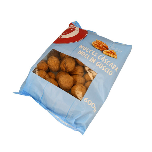 Alcampo PRODUCTO ALCAMPO Nueces con cáscara PRODUCTO ALCAMPO 600 g