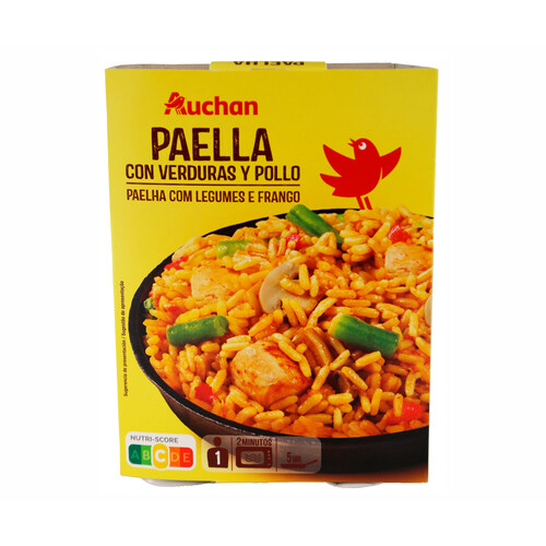 Alcampo PRODUCTO ALCAMPO Paella de verduras y pollo PRODUCTO ALCAMPO 250 g