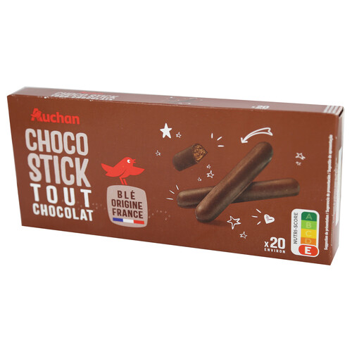 Alcampo PRODUCTO ALCAMPO Palitos de galleta de chocolate 125 g