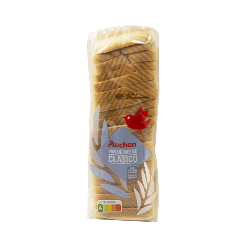 Alcampo PRODUCTO ALCAMPO Pan de molde clásico con corteza 600 g