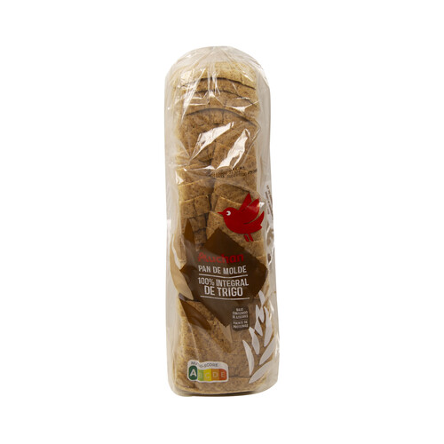Alcampo PRODUCTO ALCAMPO Pan de molde integral con corteza 600 g