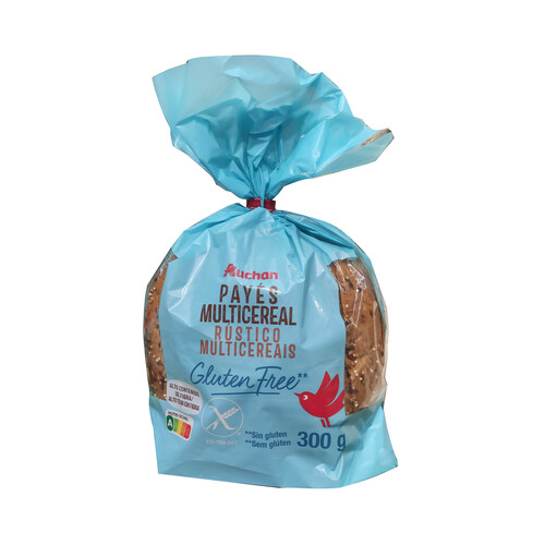 Alcampo PRODUCTO ALCAMPO Pan de payés multicereales sin gluten 300 g