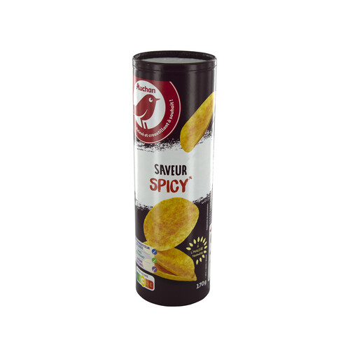Alcampo PRODUCTO ALCAMPO Patatas con forma de teja y sabor picante PRODUCTO ALCAMPO 170 g