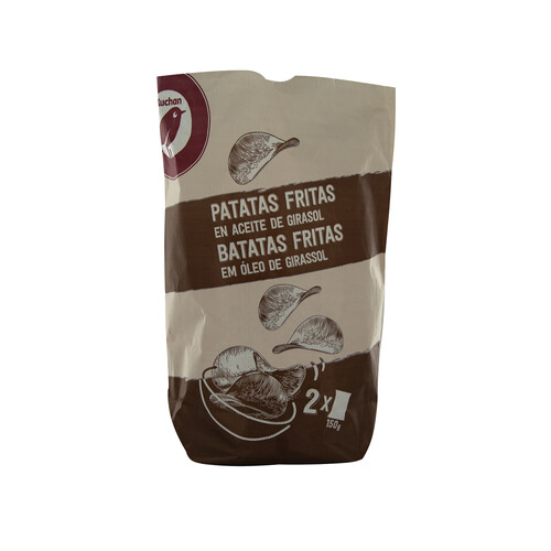 Alcampo PRODUCTO ALCAMPO Patatas fritas cartucho PRODUCTO ALCAMPO 2 uds. x 150 g