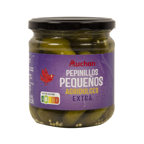 Alcampo PRODUCTO ALCAMPO Pepinillos pequeños agridulces PRODUCTO ALCAMPO frasco de 180 g
