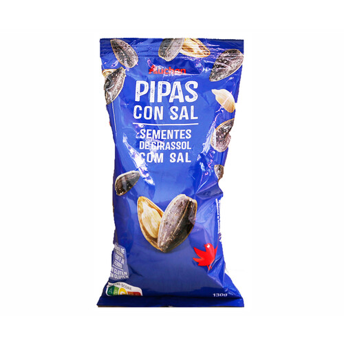 Alcampo PRODUCTO ALCAMPO Pipas de girasol tostada y salada 130 g