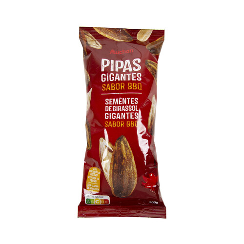 Alcampo PRODUCTO ALCAMPO Pipas girasol gigantes con sabor a barbacoa PRODUCTO ALCAMPO 200 g