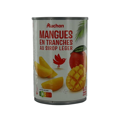 Alcampo PRODUCTO ALCAMPO Rodajas de mango en almibar 35 g