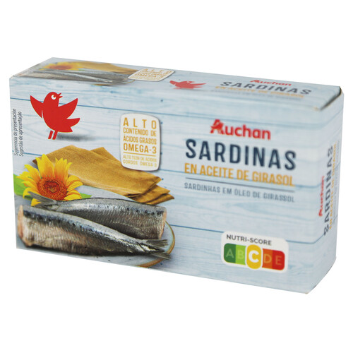 Alcampo PRODUCTO ALCAMPO Sardinas en aceite de girasol 84 g