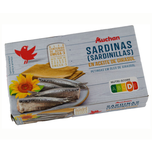 Alcampo PRODUCTO ALCAMPO Sardinillas en aceite de girasol lata 65 g