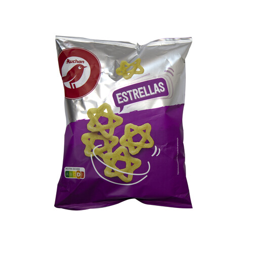 Alcampo PRODUCTO ALCAMPO Snack de patata con forma de estrella PRODUCTO ALCAMPO bolsa de 50 g