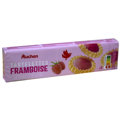 Alcampo PRODUCTO ALCAMPO Tartaletas con relleno de frambuesa 150 g