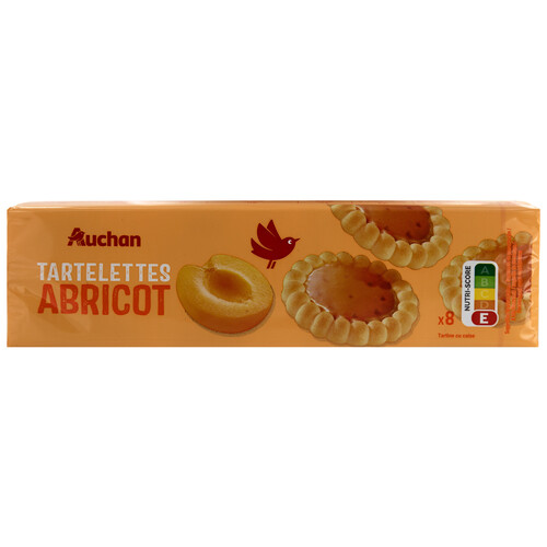 Alcampo PRODUCTO ALCAMPO Tartaletas con relleno y sabor de albaricoque 150 g