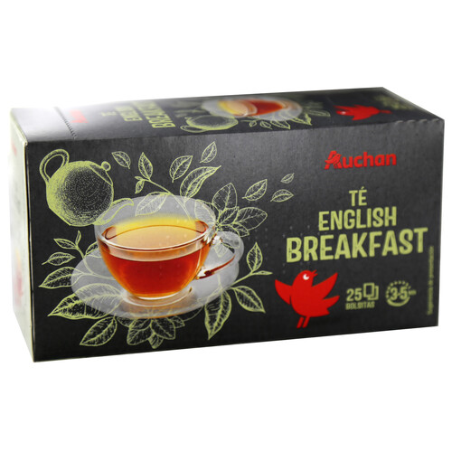 Alcampo PRODUCTO ALCAMPO Té English Breakfast (Té Negro) 25 uds. 43 75 g
