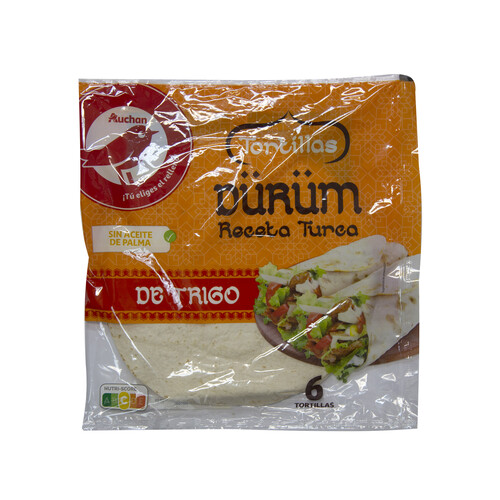 Alcampo PRODUCTO ALCAMPO Tortilla Durum PRODUCTO ALCAMPO 6 uds 378 g