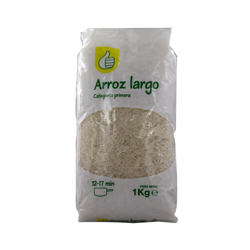 Alcampo PRODUCTO ECONÓMICO ALCAMPO Arroz largo de categoria primera 1 kg