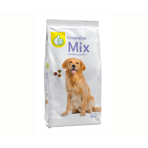 Alcampo PRODUCTO ECONÓMICO ALCAMPO Comida para perro a base de croquetas de carne y cereales PRODUCTO ECONÓMICO ALCAMPO 20 kg