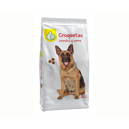 Alcampo PRODUCTO ECONÓMICO ALCAMPO Comida para perro a base de croquetas de carne y cereales PRODUCTO ECONÓMICO ALCAMPO 20 kg