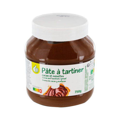Alcampo PRODUCTO ECONÓMICO ALCAMPO Crema de cacao con avellanas para untar 750 g