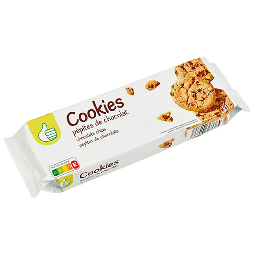 Alcampo PRODUCTO ECONÓMICO ALCAMPO Galletas cookies con pepitas de chocolate 200 g