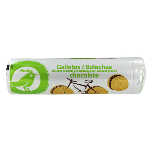 Alcampo PRODUCTO ECONÓMICO ALCAMPO Galletas rellenas de chocolate 500 g