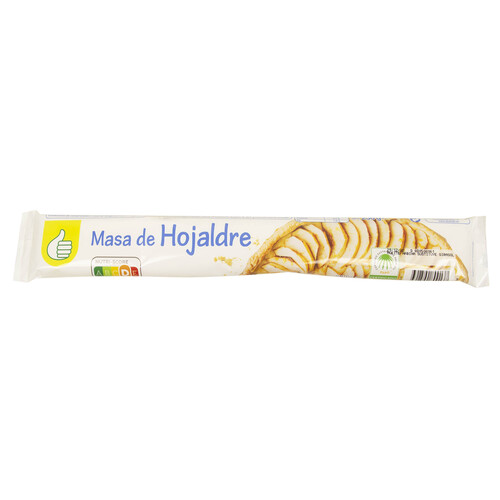 Alcampo PRODUCTO ECONÓMICO ALCAMPO Masa de hojaldre lista para ser utilizada 230 g