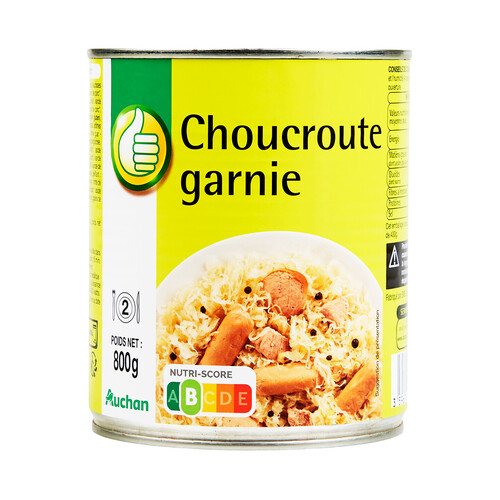 Alcampo PRODUCTO ECONÓMICO ALCAMPO Preparado de chucrut 800 gr