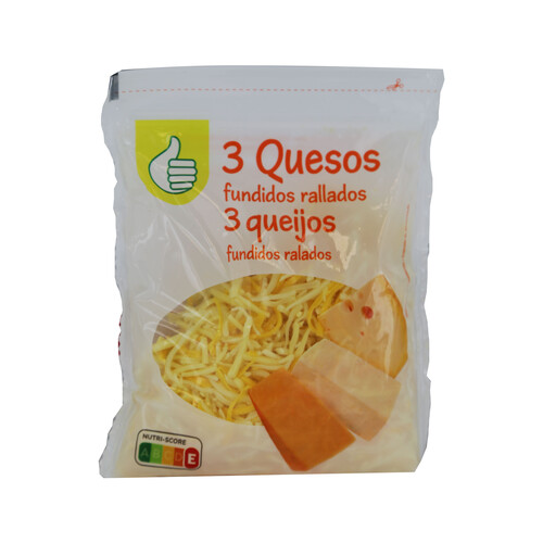 Alcampo PRODUCTO ECONÓMICO ALCAMPO Queso rallado mezcla (cheddar gouda y Emmental) PRODUCTO ECONÓMICO ALCAMPO 200 g