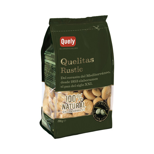 Alcampo QUELY Quelitas rústicas con aceite de oliva 200 g