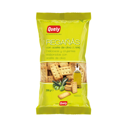 Alcampo QUELY Regañas crujientes y deliciosas con aceite de oliva 200 g