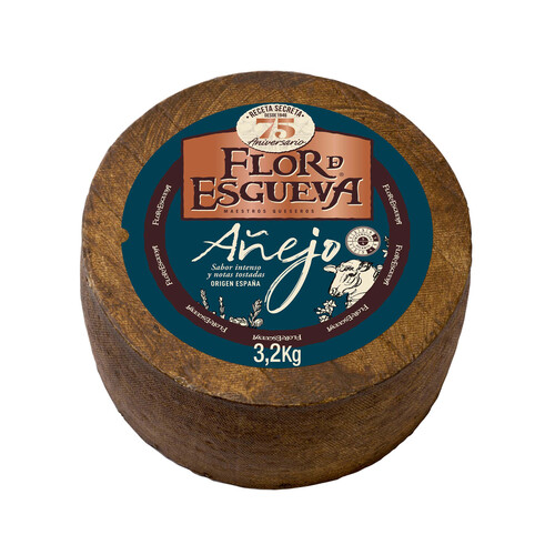 Alcampo Queso de oveja añejo de leche cruda FLOR DE ESGUEVA