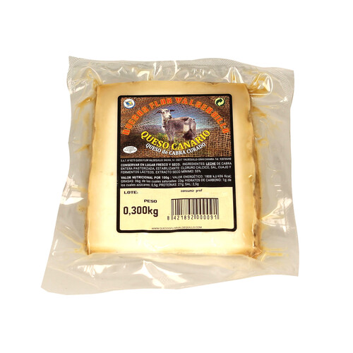 Alcampo QUESO FLOR VALSEQUILLO Queso de cabra curado VALSEQUILLO 300 g