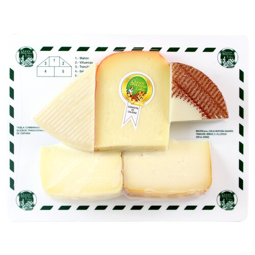 Alcampo QUESOS TRADICIONALES DE ESPAÑA Surtido de quesos QUESOS TRADICIONALES DE ESPAÑA 500 g