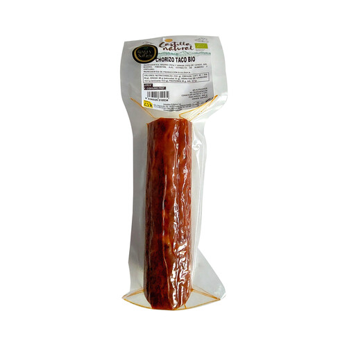 Alcampo RAZA Y SABOR Castilla natural Taco de chorizo ecológico envasado al vacio 300 g