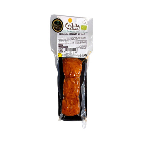 Alcampo RAZA Y SABOR Sobrasada ecológica en medallones 100 g